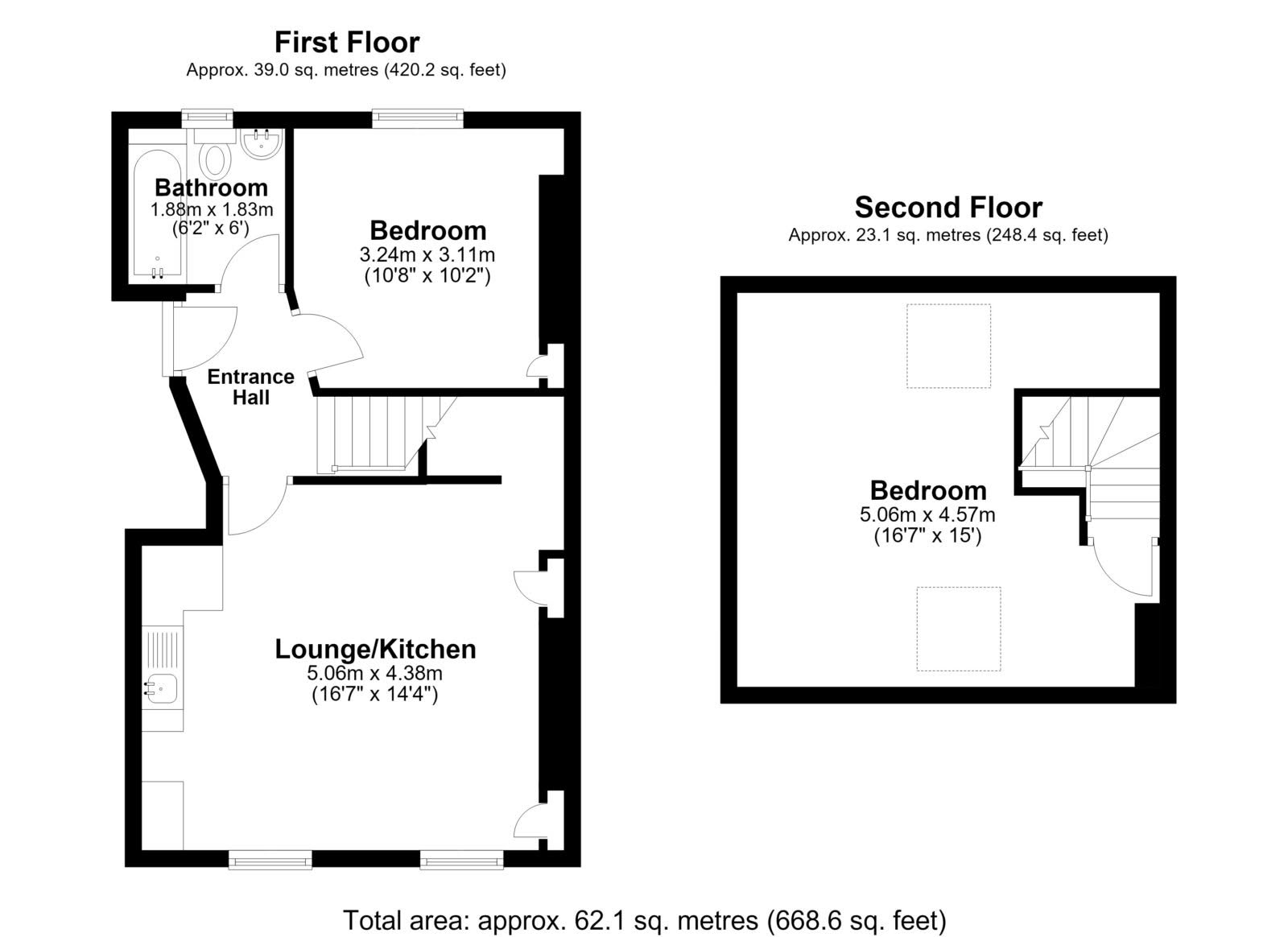 Flat 2, 52 Dover Road