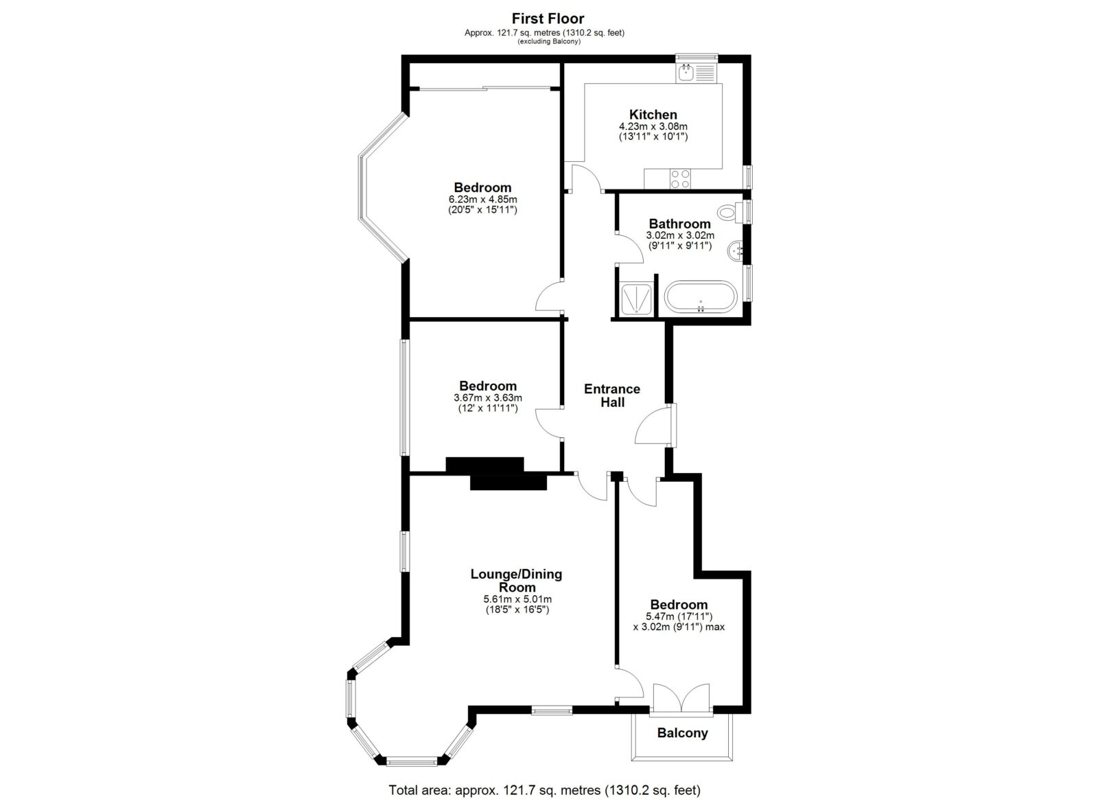 Flat 2, 14 Earls Avenue